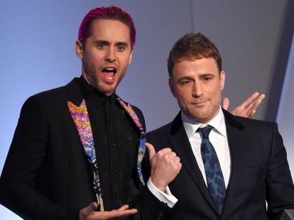 Jared Leto, inversor de Slack, no se cansa de pregonar las bondades de la app allá donde va, obvio