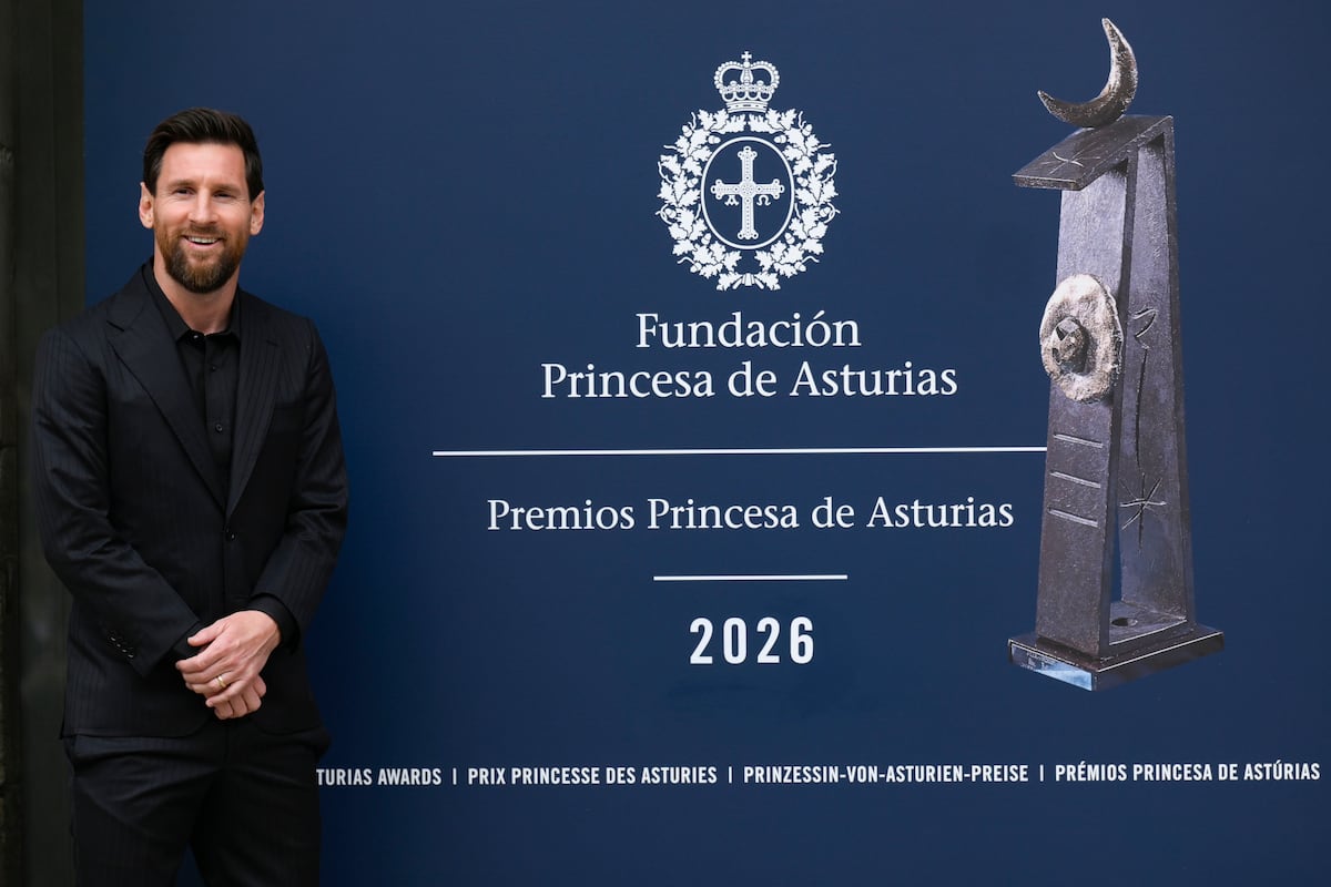Messi llega a Oviedo para recibir el Premio Princesa de Asturias de los Deportes 2026