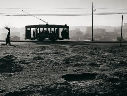 &#039;Tranv&iacute;a en el paseo de Extremadura. Madrid, 1959&#039;.