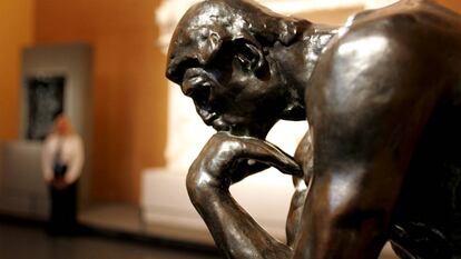 'El pensador', escultura de Auguste Rodin.