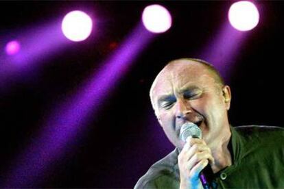 Phil Collins, en una actuación el pasado mes de julio en el Palau Sant Jordi de Barcelona.