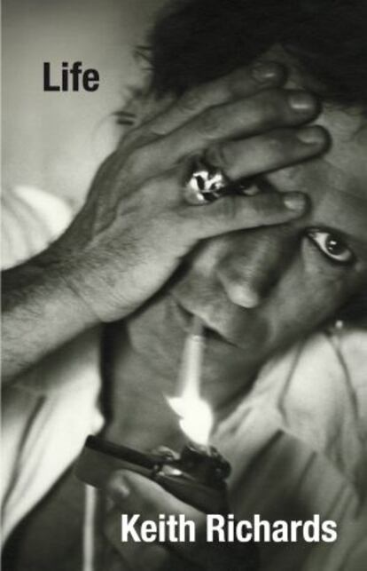 Portada de la autobiografía de Keith Richards.