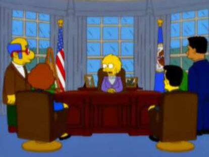 Episódio de ‘Os Simpsons’ previu a vitória de Trump há 16 anos