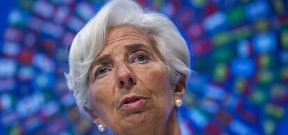 La directora gerente del Fondo Monetario Internacional (FMI), Christine Lagarde.