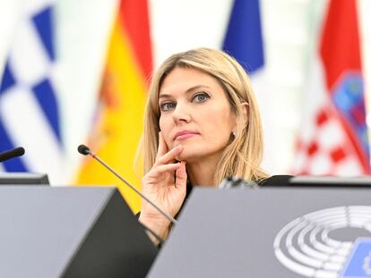 La destituida vicepresidenta del Parlamento Europeo, Eva Kaili.