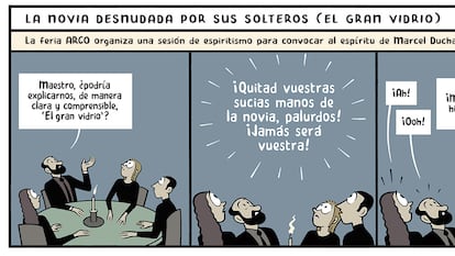 Trampantojo: La novia desnudada por sus solteros (El gran vidrio)