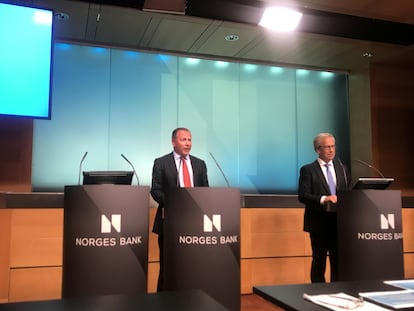 Nicolai Tangen, consejero delegado del fondo noruego Norges Bank, en mayo de 2020 en Oslo (Noruega).