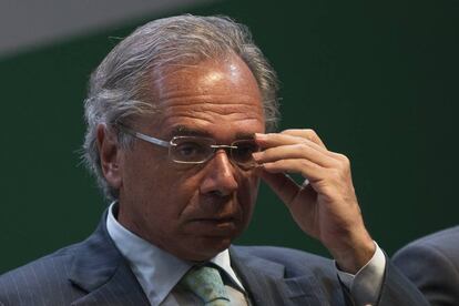 Ministro da economia, Paulo Guedes, em Brasília. 