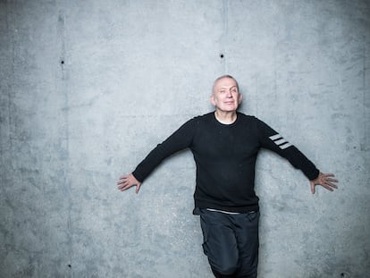 El diseñador Jean Paul Gaultier, en el CaixaForum de Madrid.