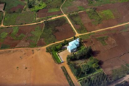 Una vivienda a las afueras de Lusaka (Zambia).