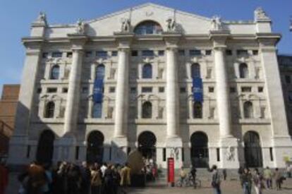 Palacio Mezzanotte, sede de la Bolsa italiana (Mil&aacute;n)