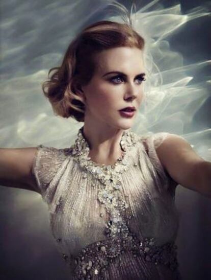 Póster para 'Grace of Monaco', Grace Kelly con el rostro de Nicole Kidman.