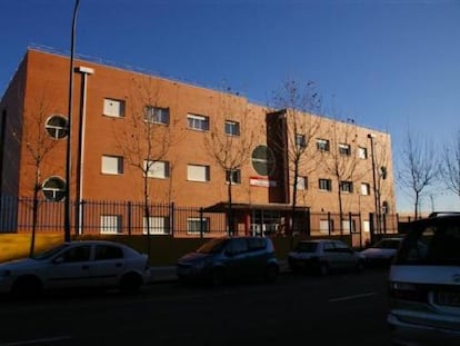 The Ana María Matute school in Getafe, where a coronavirus outbreak has been detected.