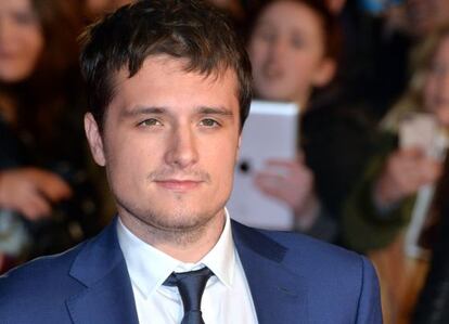 Josh Hutcherson en el preestreno de 'Los juegos del hambre: Sinsajo Parte I'