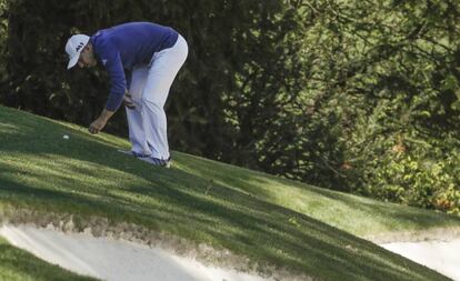 Sergio Garcia, en el hoyo 10.