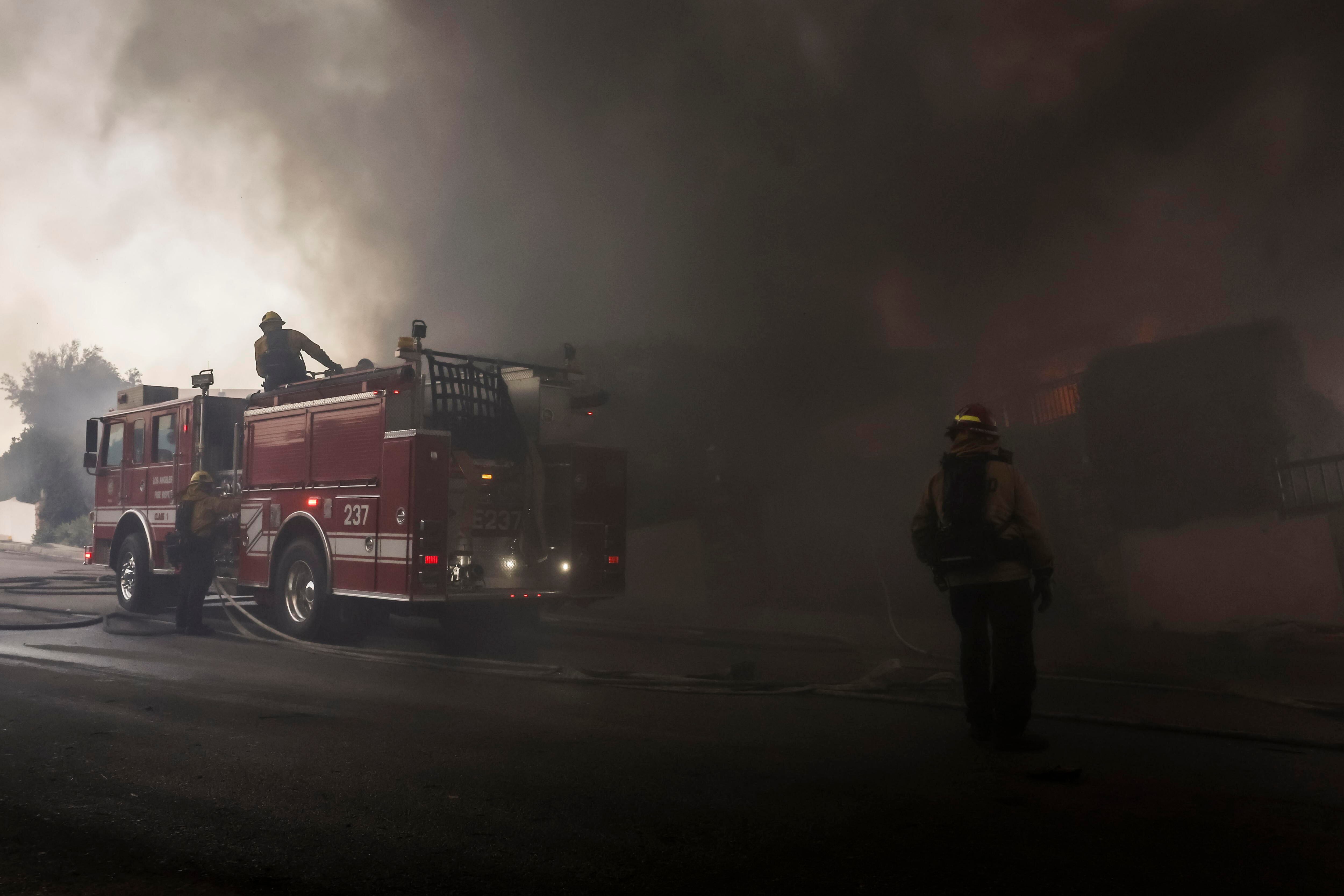 El incendio de Palisades, en imágenes