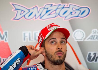 Andrea Dovizioso, en el gran premio de Alemania.