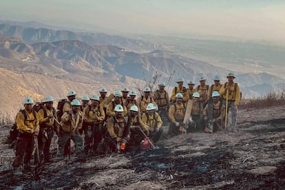Cuerpo de Bomberos 'Los Diablos' en Texas, en 2024.
