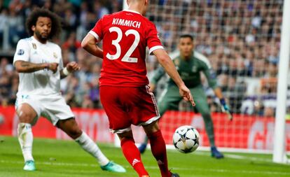Kimmich centra en presencia de Marcelo.