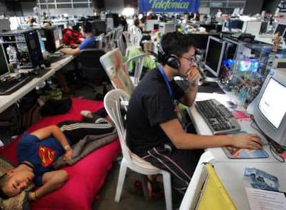 Jornada en la Campus Party, en Valencia.