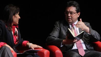 La ministra de Comercio Exterior y Turismo de Per&uacute;, Magali Silva, y el ministro de Industria y Comercio de Paraguay, Gustavo Leite Gusinski, en un encuentro sobre la alianza de ambos bloques. 