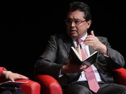 La ministra de Comercio Exterior y Turismo de Per&uacute;, Magali Silva, y el ministro de Industria y Comercio de Paraguay, Gustavo Leite Gusinski, en un encuentro sobre la alianza de ambos bloques. 