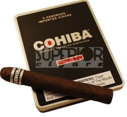 Los Cohiba que se comercializan en EE UU.