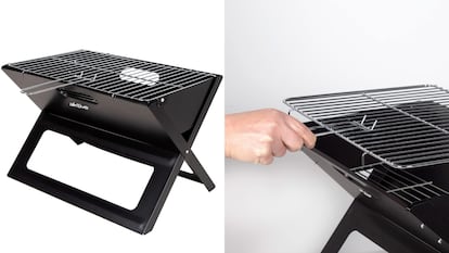 folding charcoal barbecue