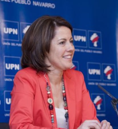 La presidenta de UPN, Yolanda Barcina