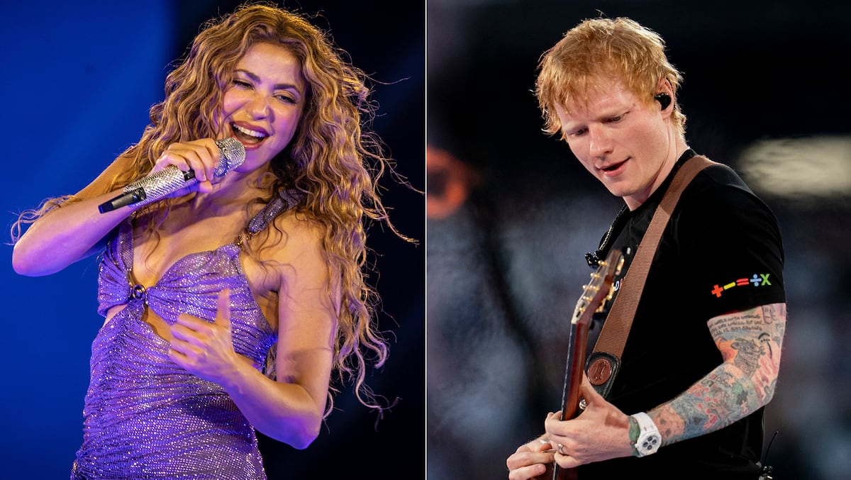Shakira celebra los aniversarios de sus discos ‘Pies Descalzos’ y ‘Fijación Oral’ con Ed Sheeran