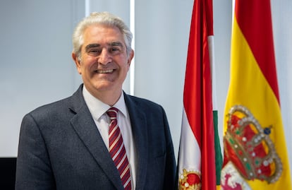 El presidente del TSJ de La Rioja, Javier Marca. 
