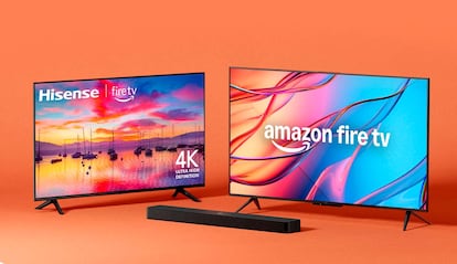 Dos televisores con Fire TV