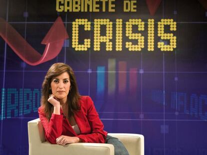 La presentadora Ana Samboal.