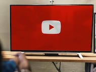 YouTube, en un televisor.