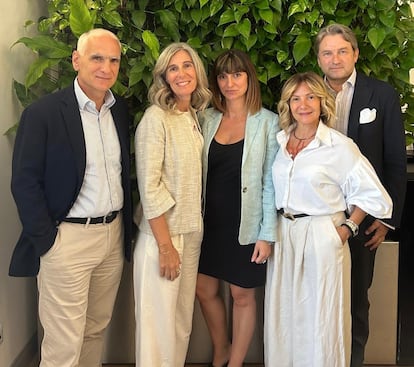 En la foto, de izq. a dcha.: Stefano Zappalà, Monika Sardo, Martina Zottola, Maria Cristina Fonti y Luca Pardo.