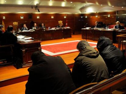 Imagen del juicio celebrado hoy en Vitoria.