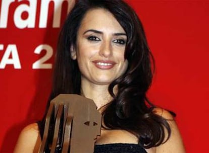 Penélope Cruz, en la entrega de los premios de la revista &#39;Fotogramas&#39;.