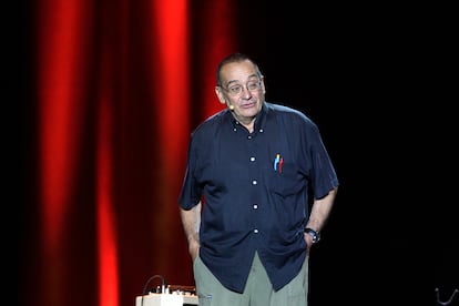 "El pare Manel" durante el homenaje en el Palau de Sant Jordi al actor Pepe Rubianes, en 2009.