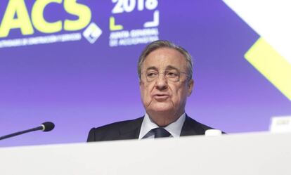 Florentino Pérez, presidente de ACS.