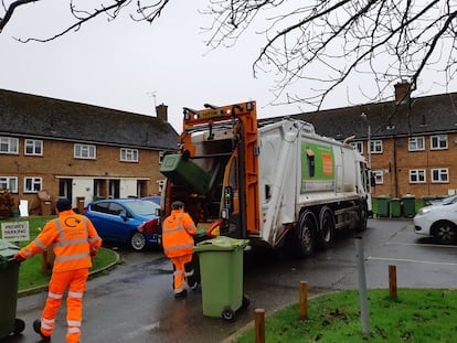 Trabajadores de Urbaser UK.