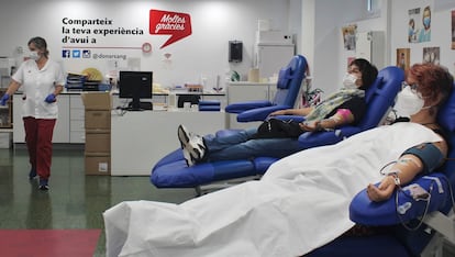 Donacion sangre Cataluña