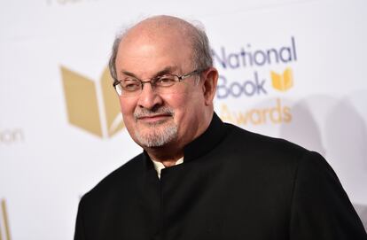 Salman Rushdie attends the 68th National Book Awards Ceremony and Benefit Dinner on Nov. 15, 2017, in New York.