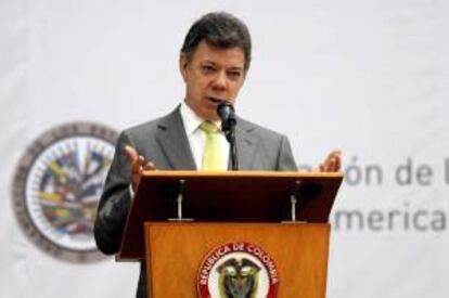 En la imagen, el presidente de Colombia, Juan Manuel Santos. EFE/Archivo