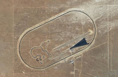 Circuito de pruebas en California City. |