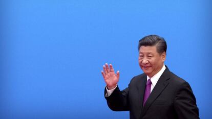 El presidente chino, Xi Jingping,durante su participación en la segunda edición del foro de la ruta de la seda,
