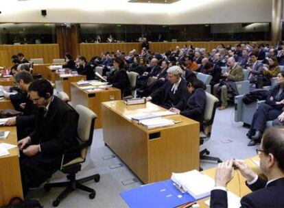 Un momento de la vista sobre la cuestión prejudicial en Luxemburgo, el pasado 28 de febrero.