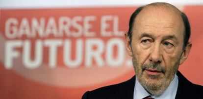 El secretario general del PSOE, Alfredo Pérez Rubalcaba. EFE/Archivo