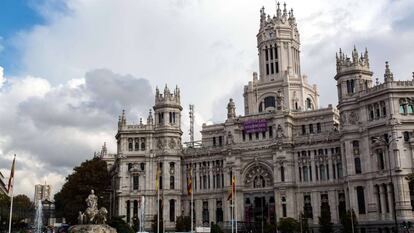 Imagen de la fachada del ayuntamiento de Madrid.