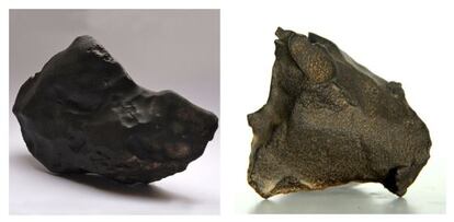 Varios de los meteoritos que ser&aacute;n subastados por Catawiki.