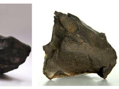 Varios de los meteoritos que serán subastados por Catawiki.